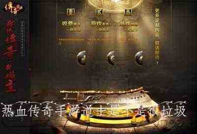 热血传奇手游道士是不是很垃圾游戏截图1